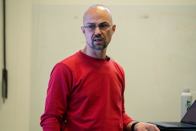 Andrea Verlicchi on stage at Web Day 2026, Milan